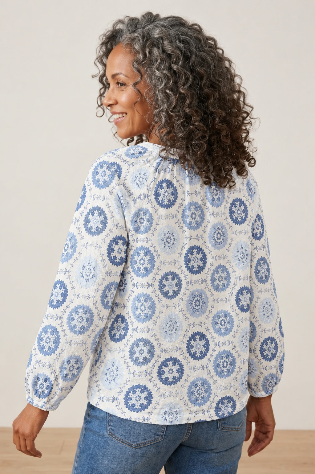 Habitat Medallion Button Front Shirt - 15701 - RIVIERA