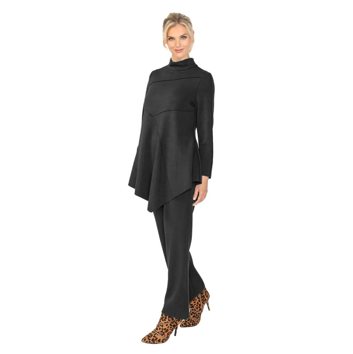 IC COLLECTION Top- 4759T- BLACK