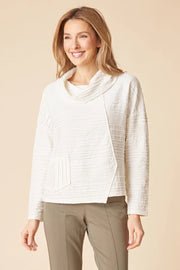 Habitat Ripple Effect Cowl Pullover - 16018 - WINTER WHITE