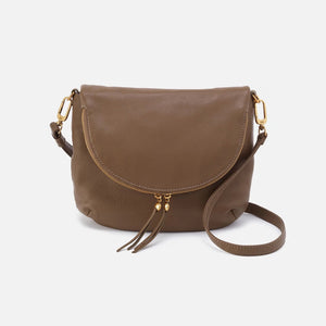 HOBO - Fern Foldover Large Messenger - DARK ELM IN PEBBLED LEATHER