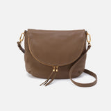 HOBO - Fern Foldover Large Messenger - DARK ELM IN PEBBLED LEATHER