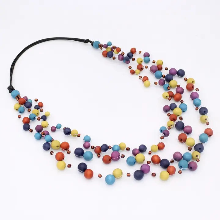 SYLCA Multi Color Carmella Necklace - MULTI