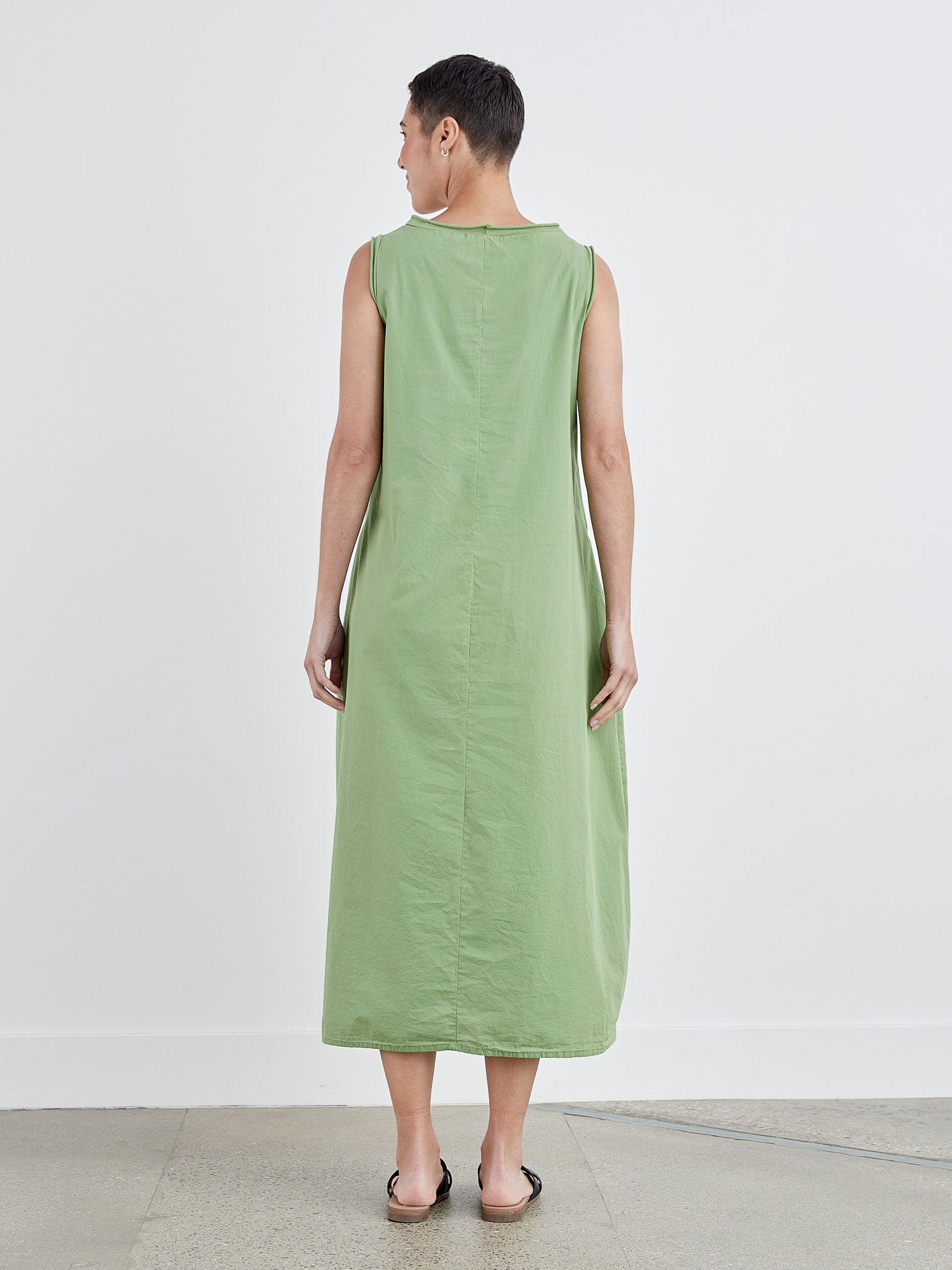 CUT LOOSE - Organic Poplin Maxi Tank Dress - 1990312