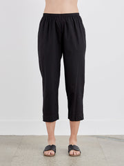 CUT LOOSE - Organic Poplin Tapered Crop Pant - 1992846