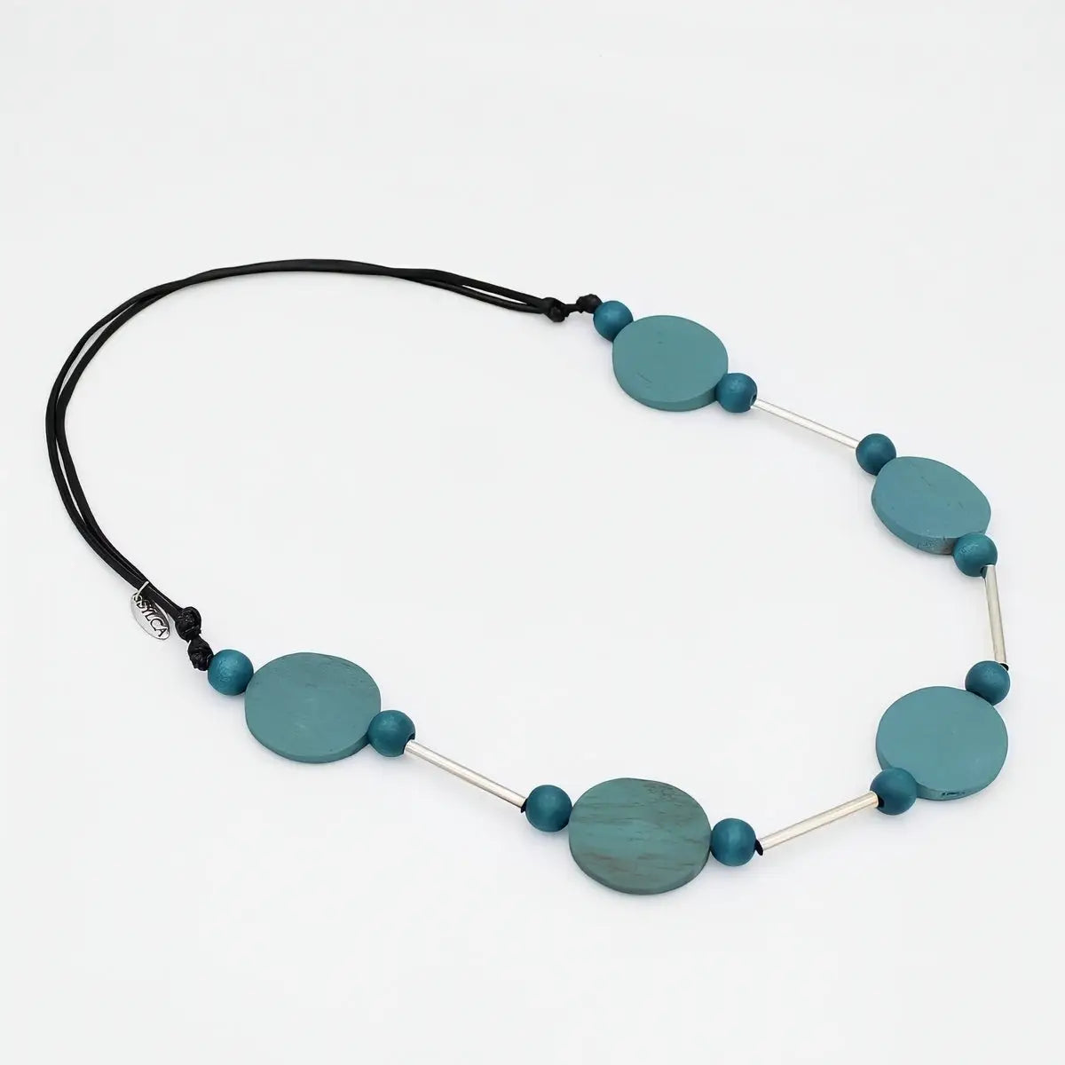SYLCA Seabreeze Teal Statement Necklace