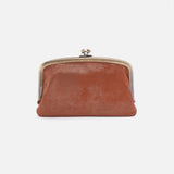 HOBO - Cora Medium Frame Wallet - PATINA IN METALLIC LEATHER