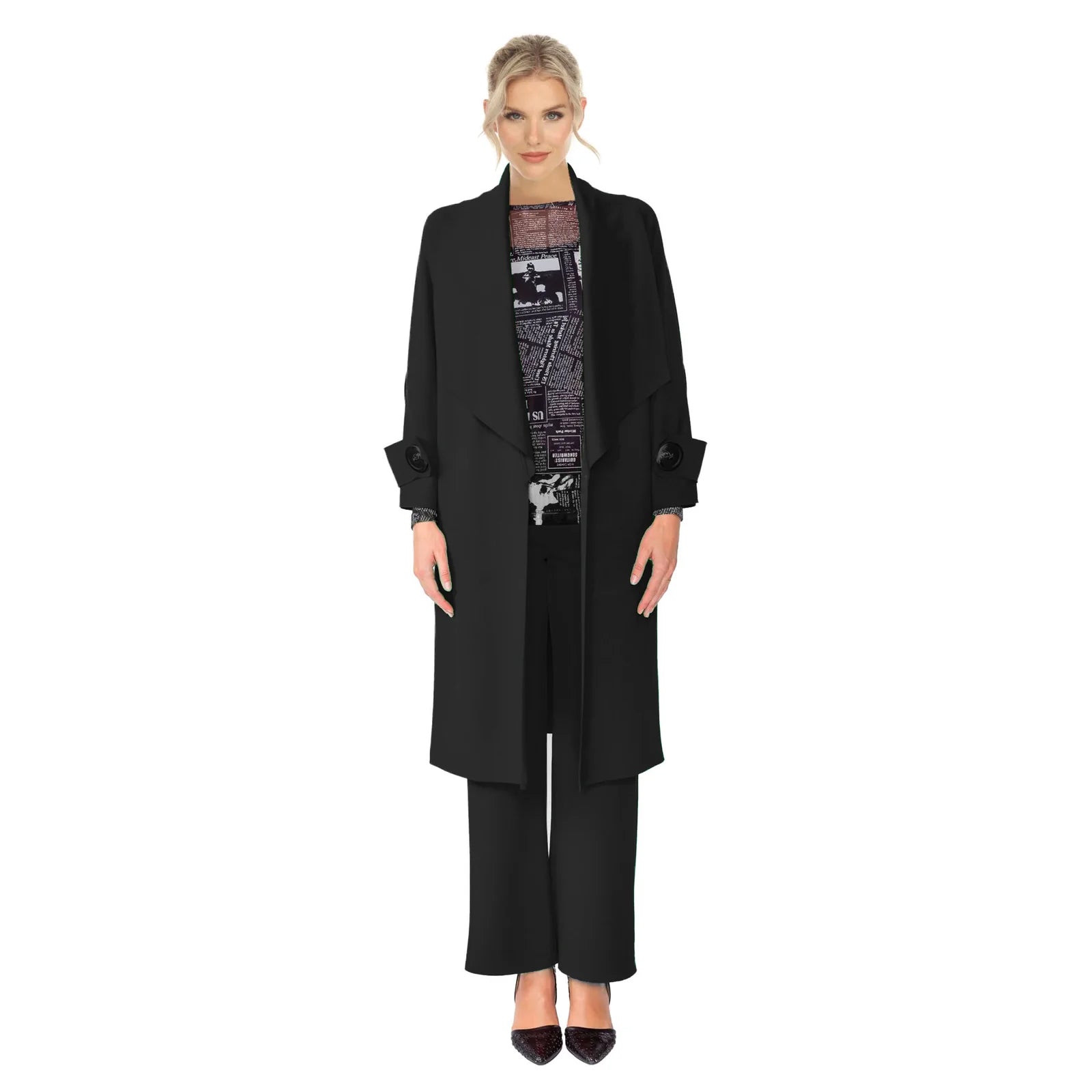 IC COLLECTION Jacket - 4585J - BLACK