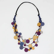SYLCA Mustard Multi Strand Millie Necklace