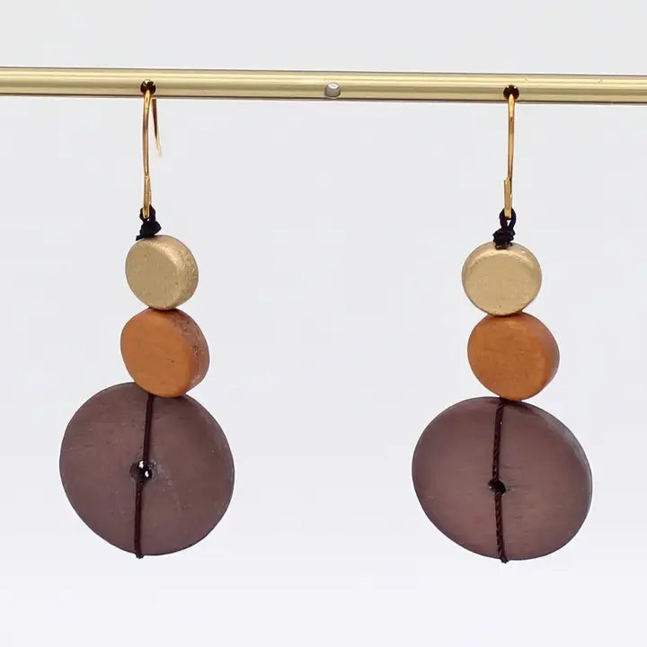 SYLCA Rust Cerelia Splendor Earrings