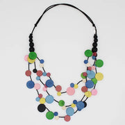 SYLCA Colorful Multi Strand Millie Necklace