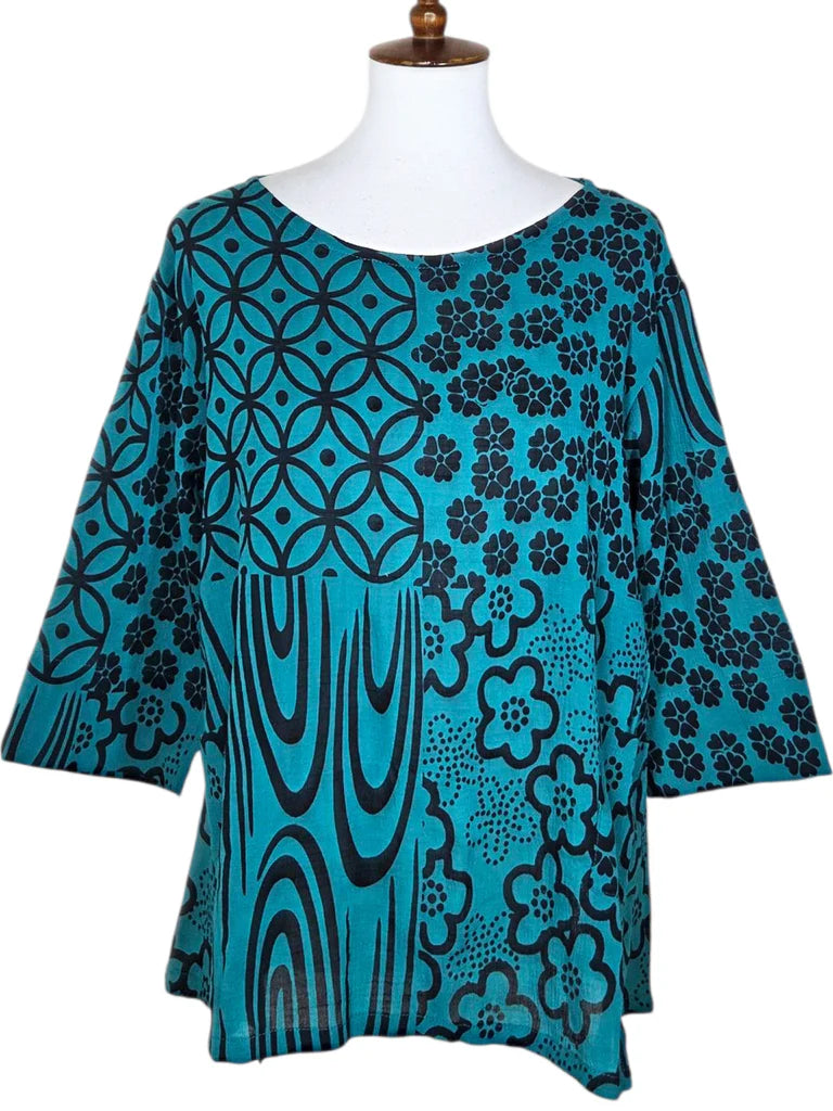 Yasuko El Blouse - PS-182 - Teal