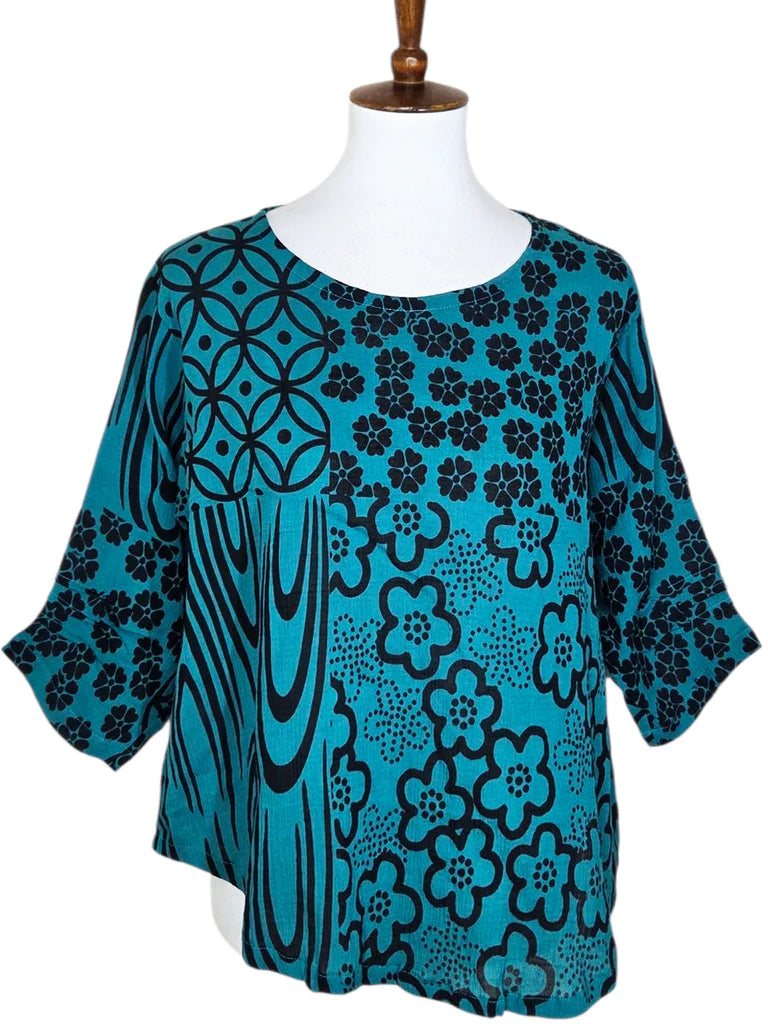 Yasuko Essential Blouse - PS-176 - Teal