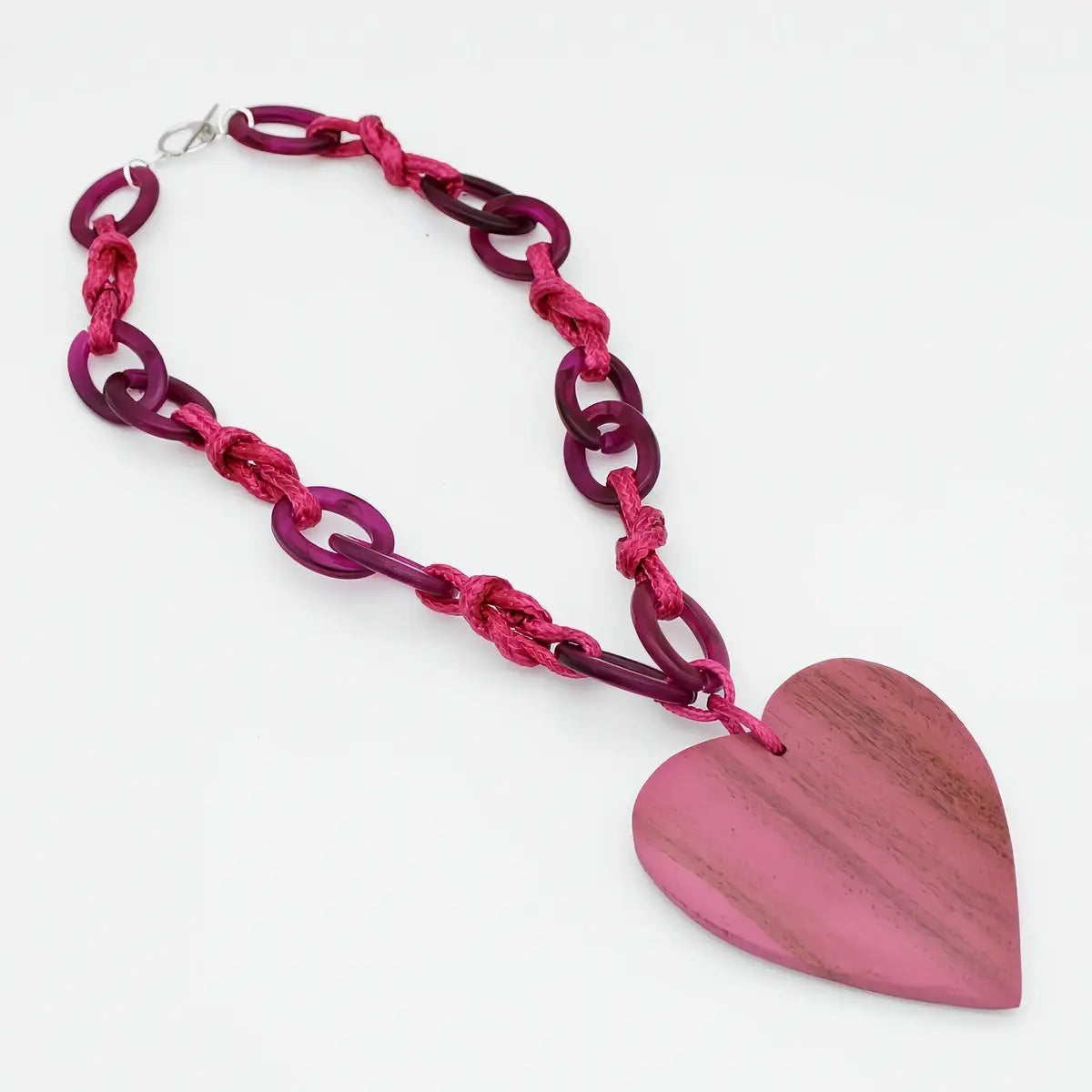 SYLCA  Pink Heartstrings Statement Necklace