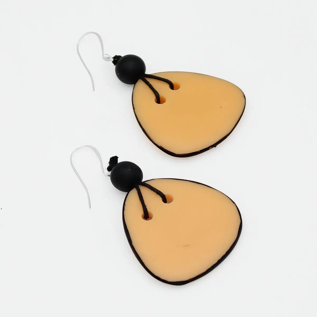 SYLCA Peach Petal Pop Resin Earrings - SD26E09 - PEACH
