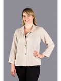 Fridaze AA04 - Classic Two Pocket Linen Jacket