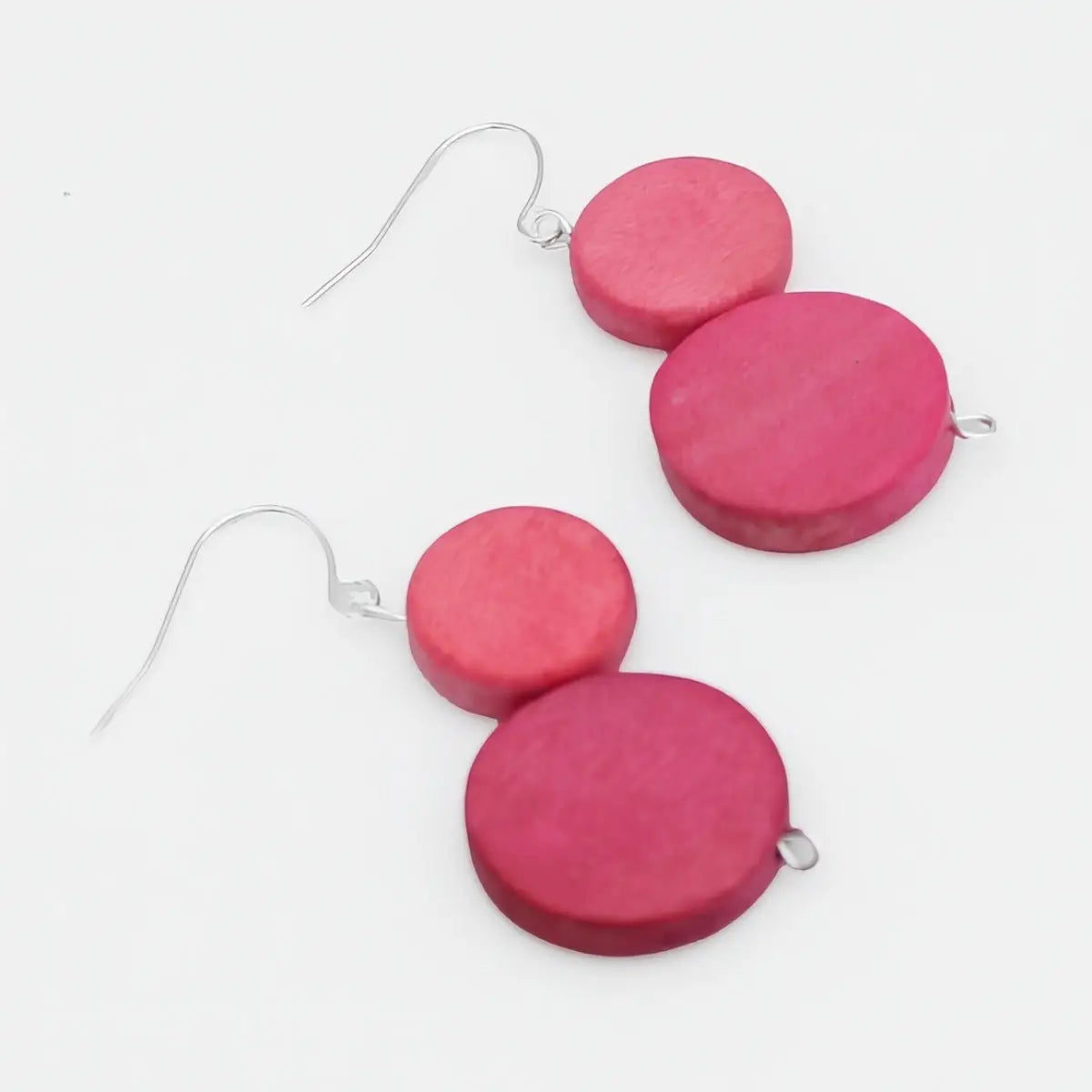 SYLCA Bubblegum Georgie Two Bead Drop Earrings