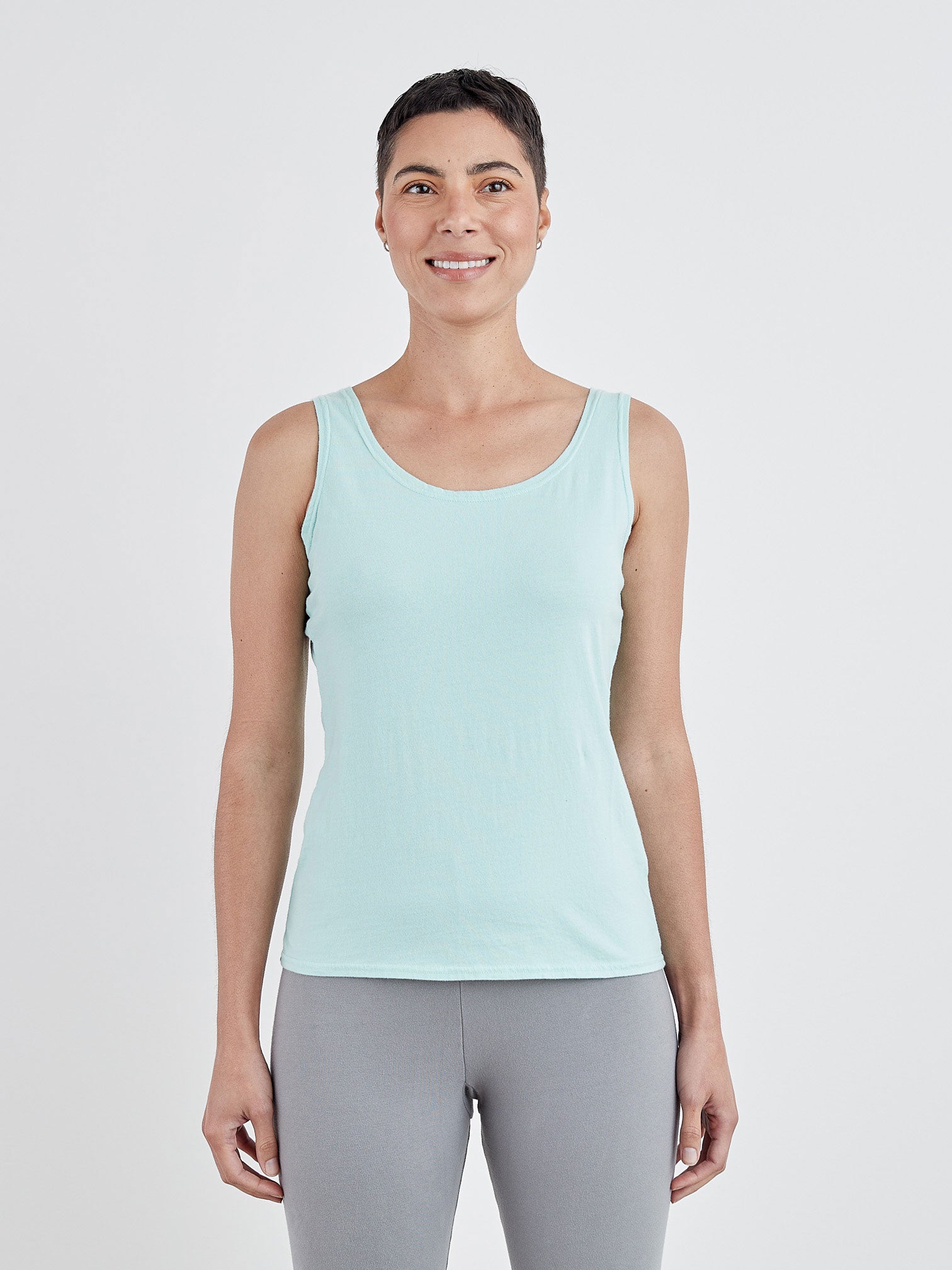 CUT LOOSE Light Lycra Jersey Even Longer Tank - 2015198