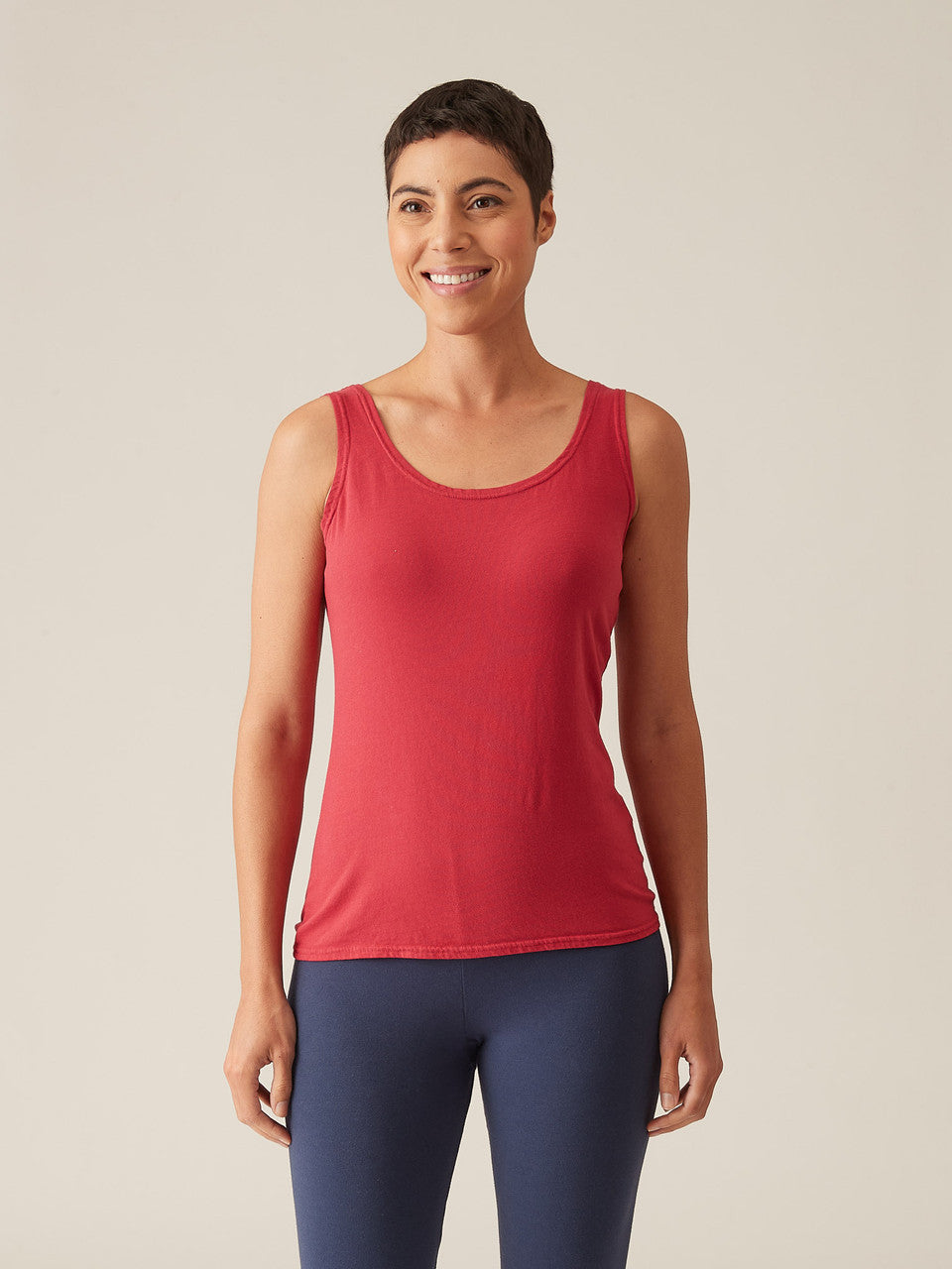 CUT LOOSE Light Lycra Jersey Even Longer Tank - 2015198