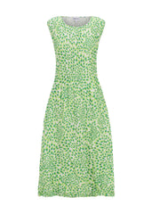 Alquema Smash Pocket Dress - LIME PETALS
