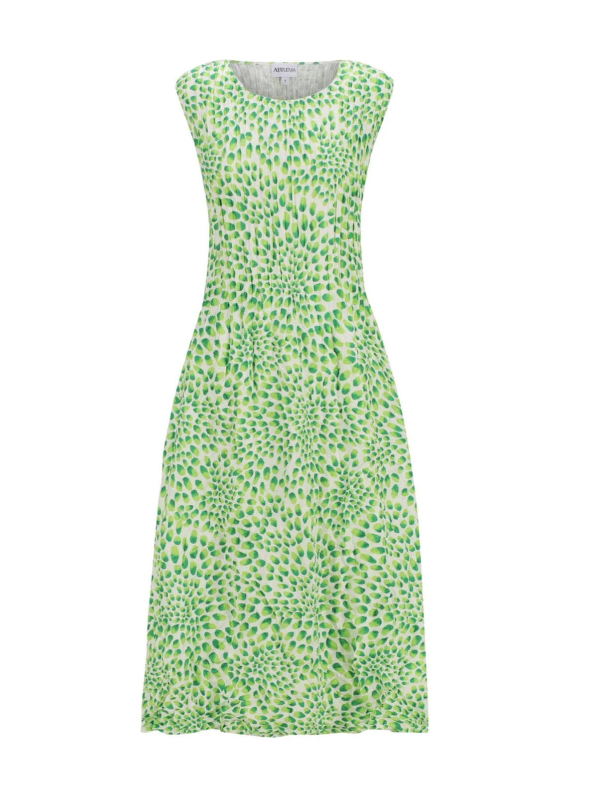 Alquema Smash Pocket Dress - LIME PETALS