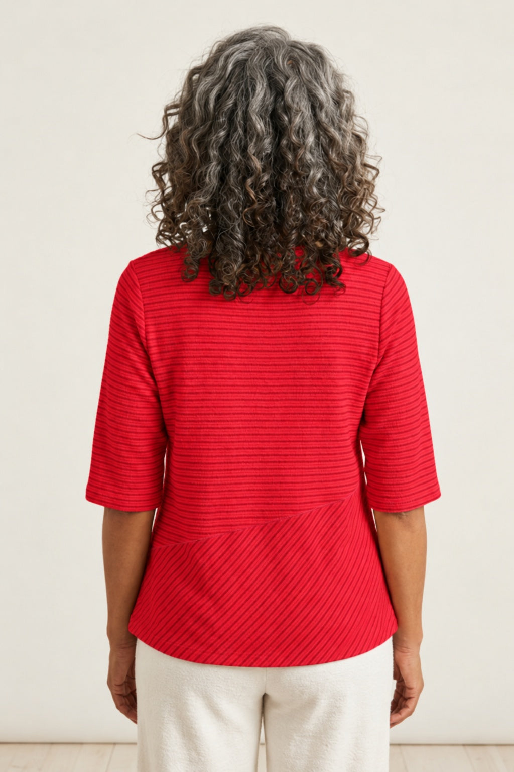 Habitat Catalina Knit Stripe Seamed Top - 21937 - POPSICLE