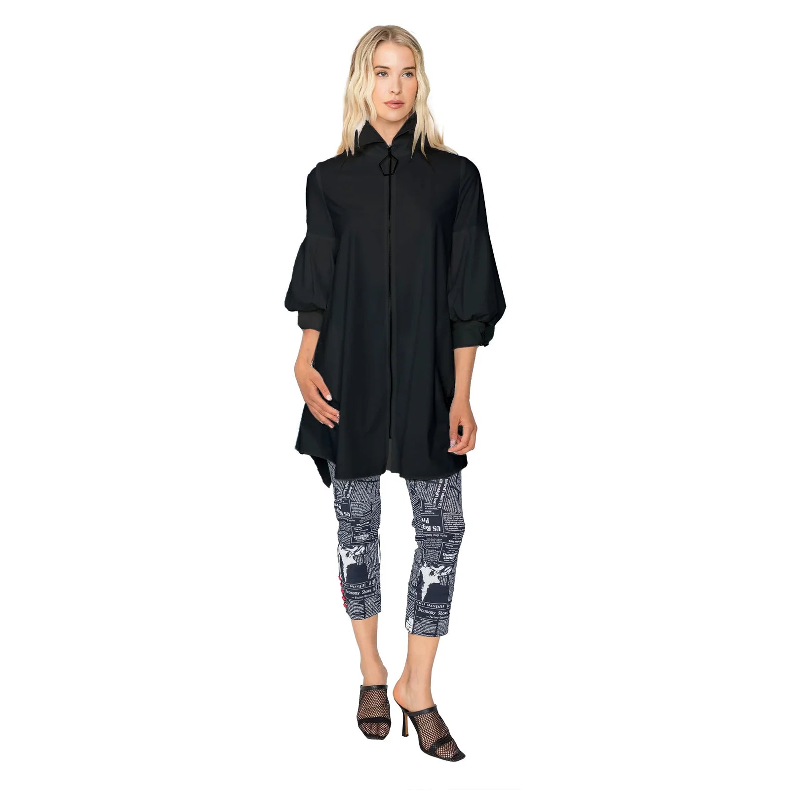 IC COLLECTION Jacket- 5672J - BLACK
