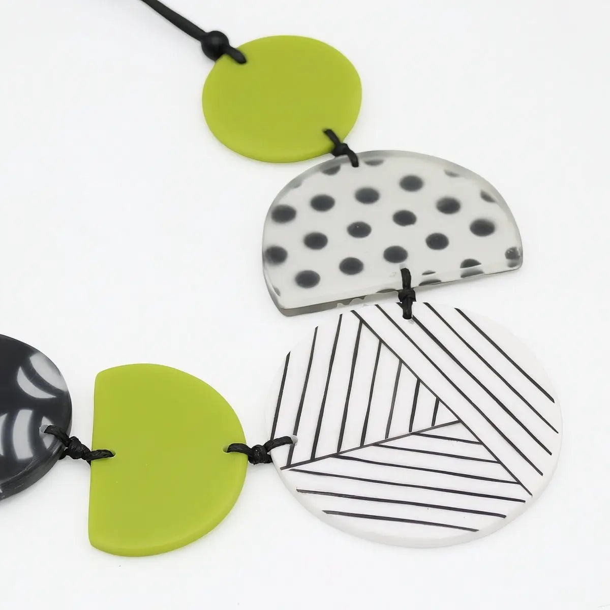 SYLCA Lime Palma Necklace - LS24N27 - LIME