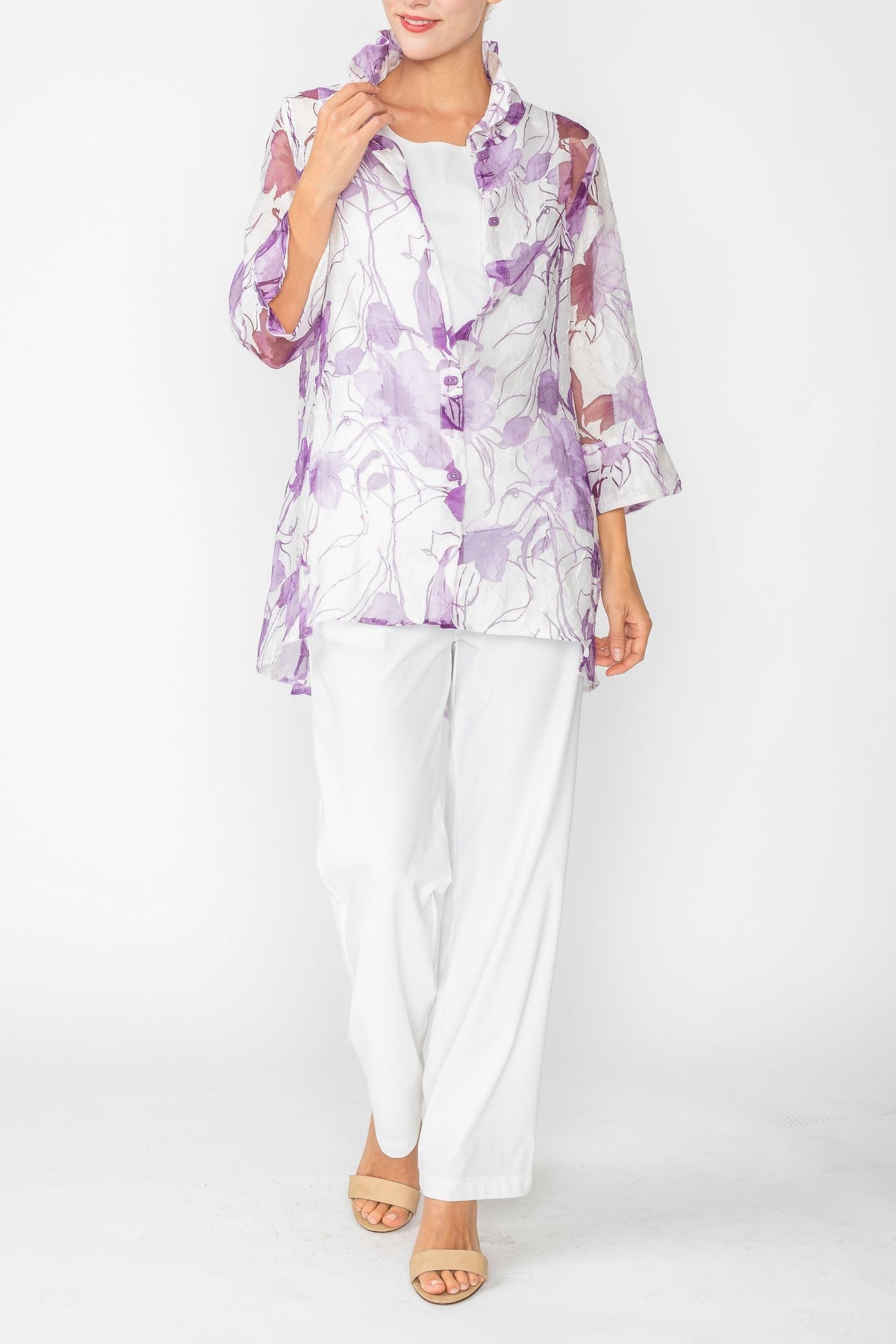 IC COLLECTION Jacket - 2277J - PURPLE