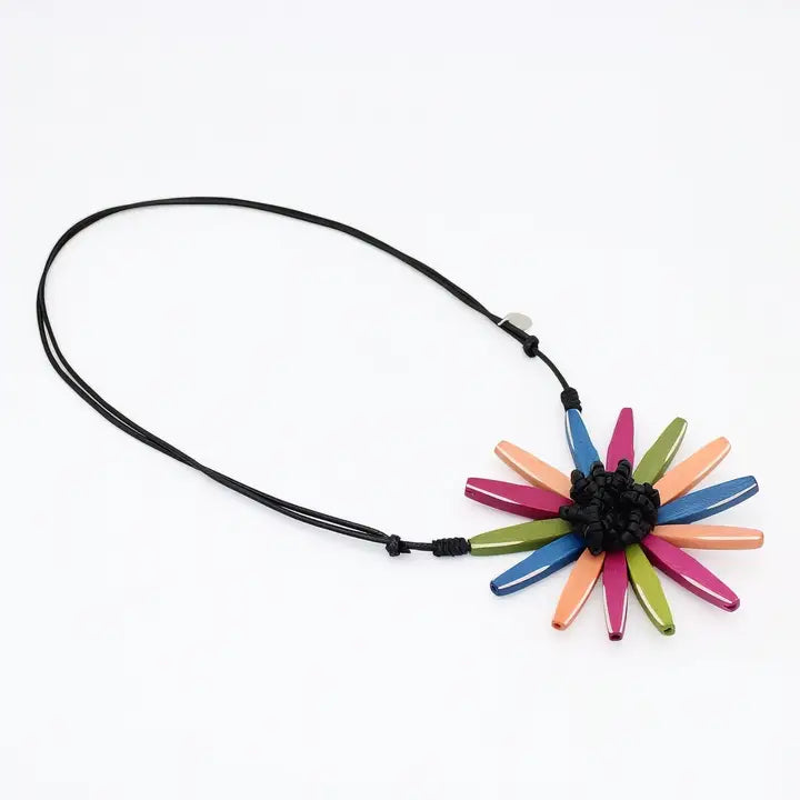SYLCA Brights Amaya Flower Statement Necklace - BP23N13 - BRIGHTS