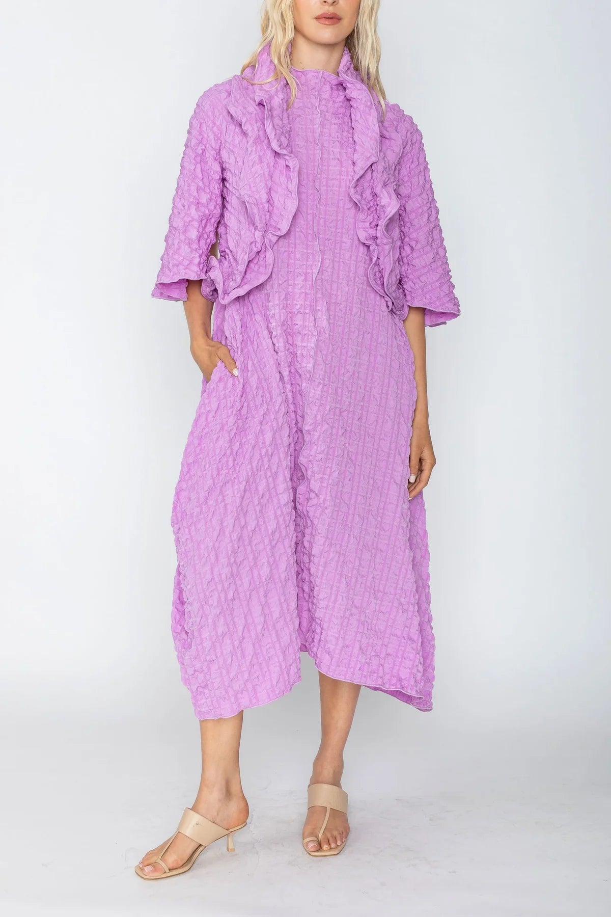 IC COLLECTION Jacket- 2328J- ORCHID