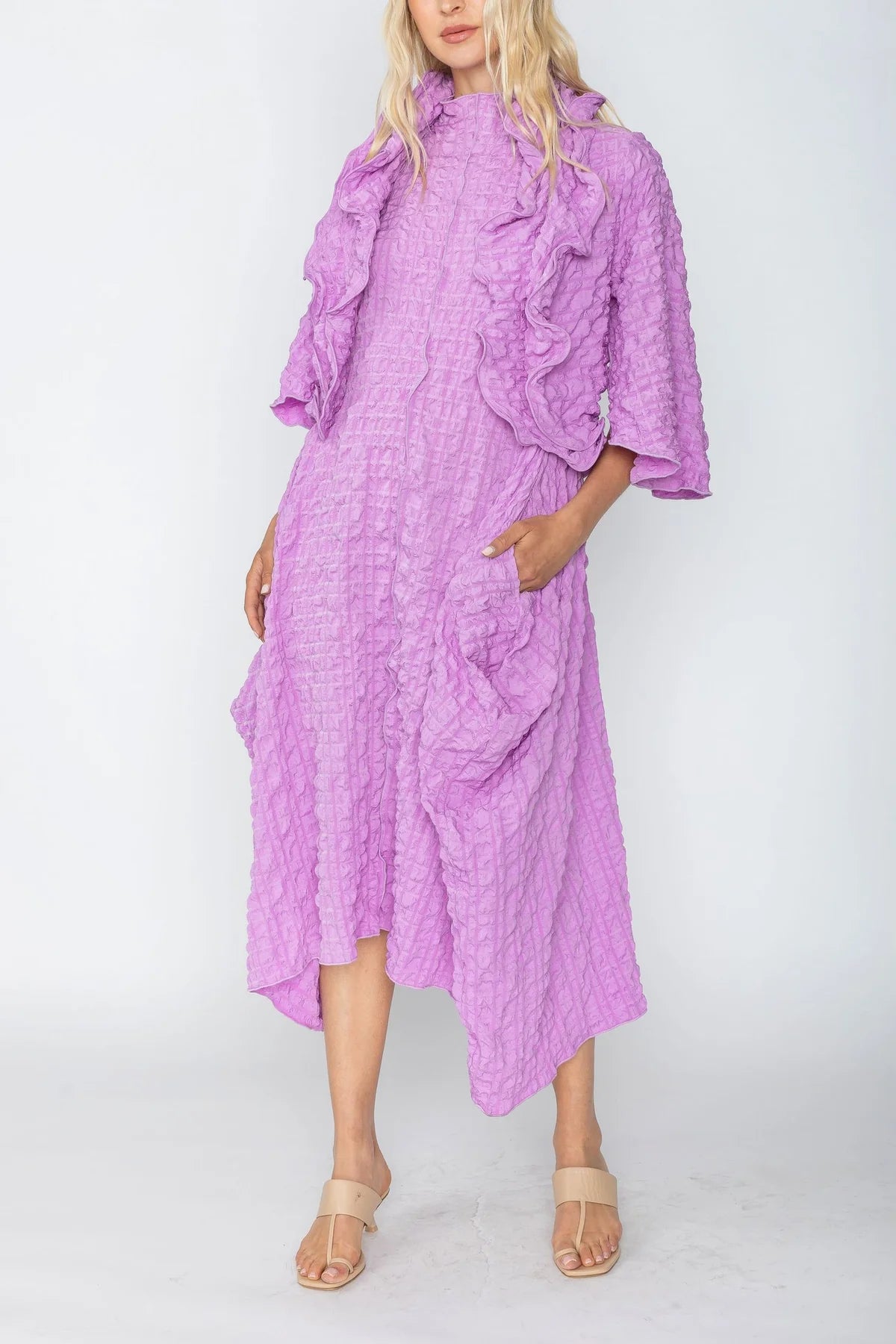 IC COLLECTION Jacket- 2328J- ORCHID