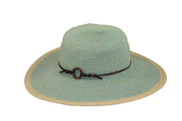 Jeanne Simmons Hat - 8310 - AQUA TWEED