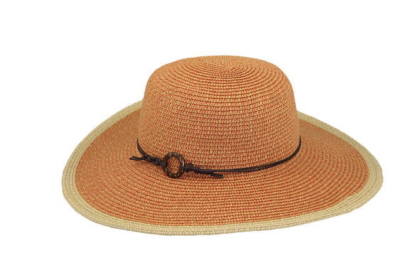 Jeanne Simmons Hat - 8310 - ORANGE TWEED