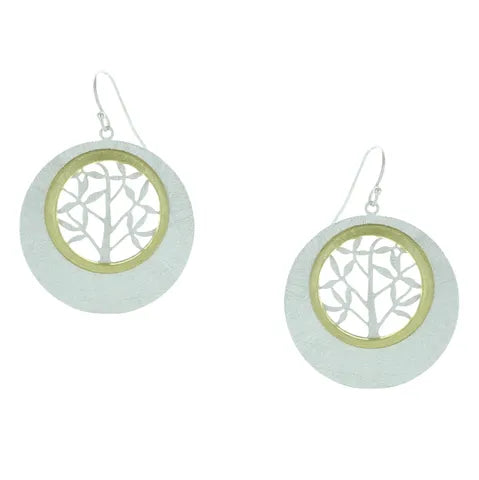 Takobia Two Tone Circle w/ Branches ER - 2345