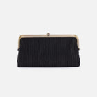 HOBO - Lauren Clutch- Wallet - BLACK SOFT PLEATED LEATHER