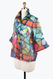 DAMEE RAINBOW GLASS DOUBLE ORGANZA JKT - 2400 - MLT