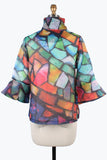 DAMEE RAINBOW GLASS DOUBLE ORGANZA JKT - 2400 - MLT