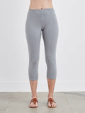 CUT LOOSE - Solid Cotton Lycra Capri Legging