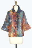 DAMEE ZIGZAG DOUBLE ORGANZA JACKET - 2408 - MULTI