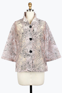 DAMEE TROPICAL JACQUARD ORGANZA JKT - 2422 - PNK