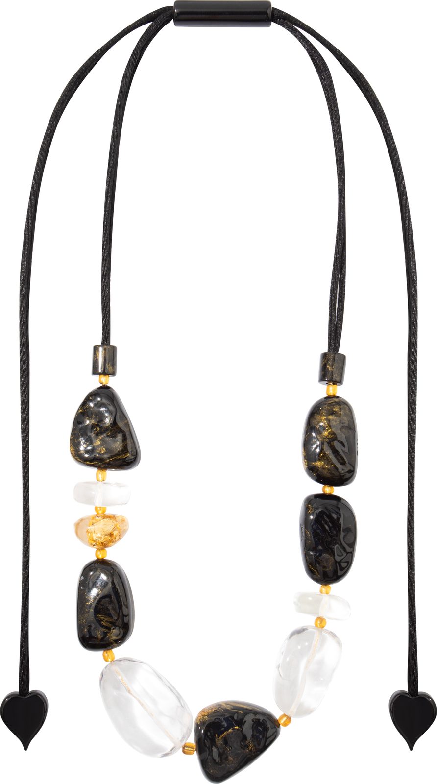 ZSISKA Sensi Multi Bead Necklace - BLAKQ10 - BLACK