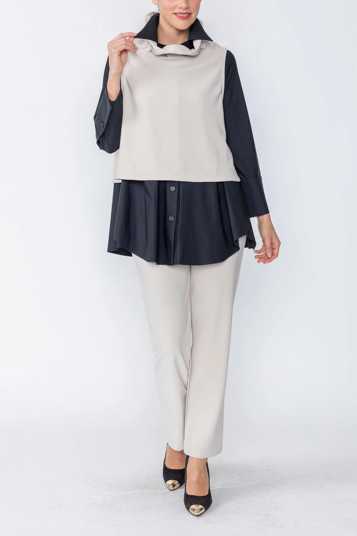 IC Collection Tunic- 2625T- BEIGE