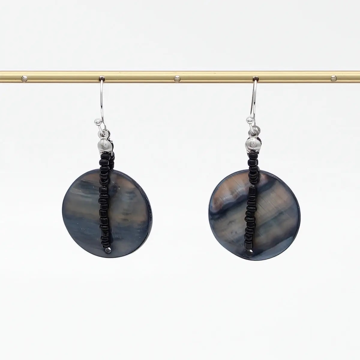 SYLCA Black Sky Dream Earrings - LS26E08 - BLACK