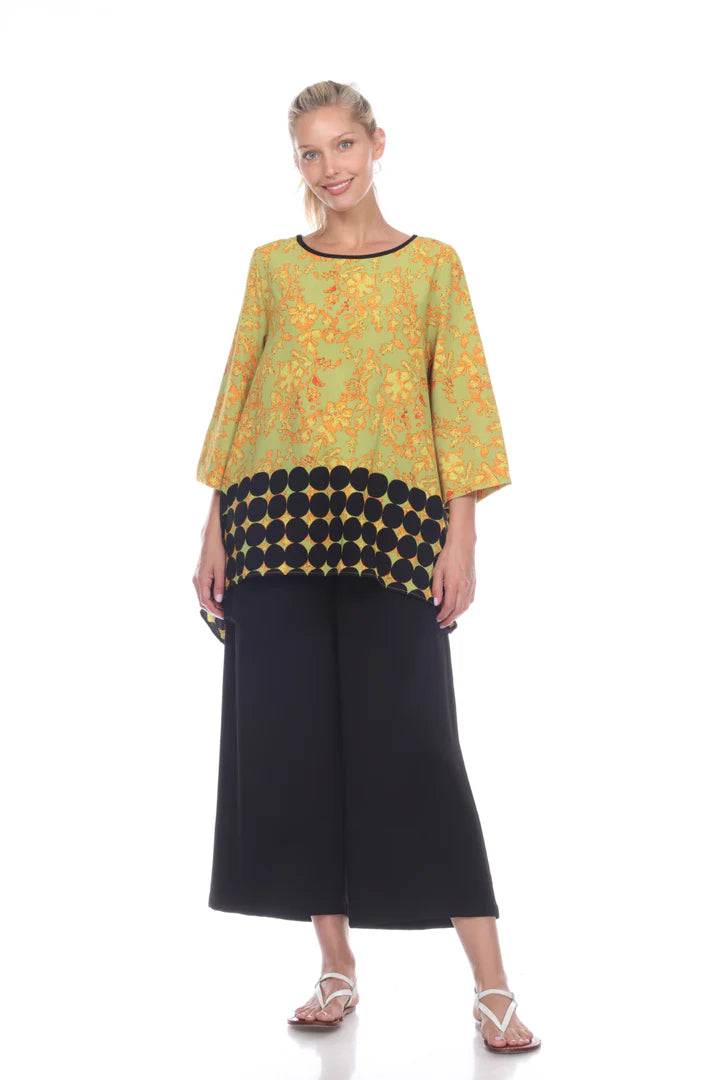 Moonlight Tunic with Black Dot Trim - 2653