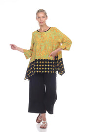 Moonlight Tunic with Black Dot Trim - 2653
