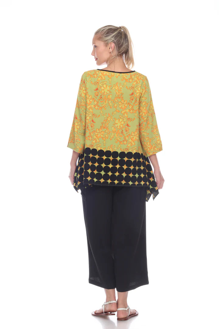 Moonlight Tunic with Black Dot Trim - 2653