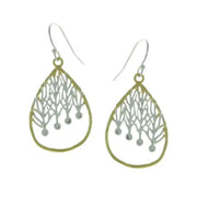 Takobia Two Tone Drop w/ Crystal ER - 2668