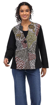 Parsley & Sage - GALA EMBROIDERED ONE BUTTON JACKET - 26F545E28