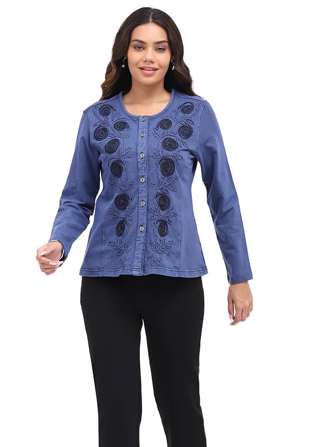 Parsley & Sage - OAKLIN SHIRT - 26F568G - BLUE