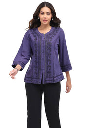 Parsley & Sage - YUKI TOP - 26F587C - VIOLET